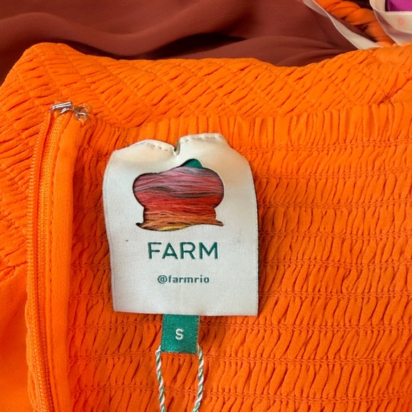 farm RIO Macaw Scarf Cut Out Maxi Dress in Color Block Multi Size Small NWT - Picture 11 of 14